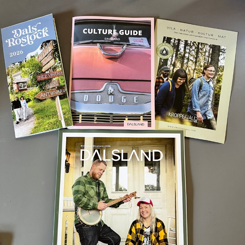 Broschüren Dalsland, Kultur und Dals Rostock
Fotocredit Sibille Kurdts
@Dalslandliebe