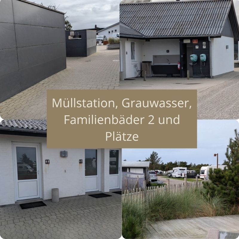 Hennestrand Resort: 4 Fotos. Müllstation, Grauwasser, Familienduschen Sanitäranlage 1 Fotocredit Sibille Kurdts @Dalslandliebe